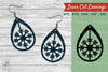 Snowflake Earrings Design SVG Bundle
