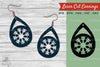 Snowflake Earrings Design Clipart Bundle
