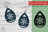 Snowflake Earrings Design SVG Bundle
