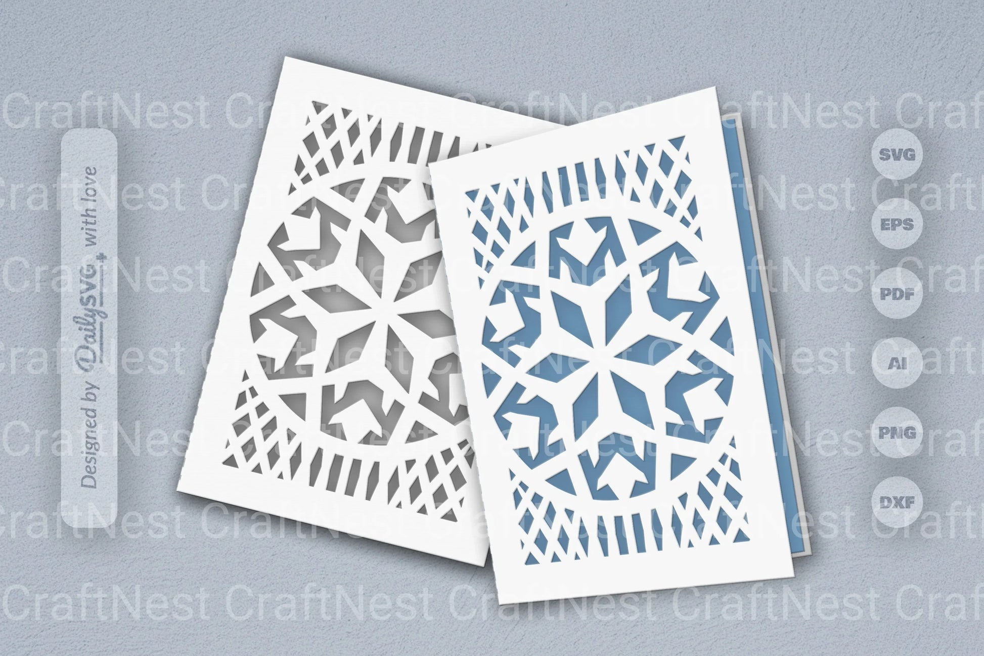 Snowflake SVG Bundle for Winter Decor - CraftNest - Digital Crafting and Art