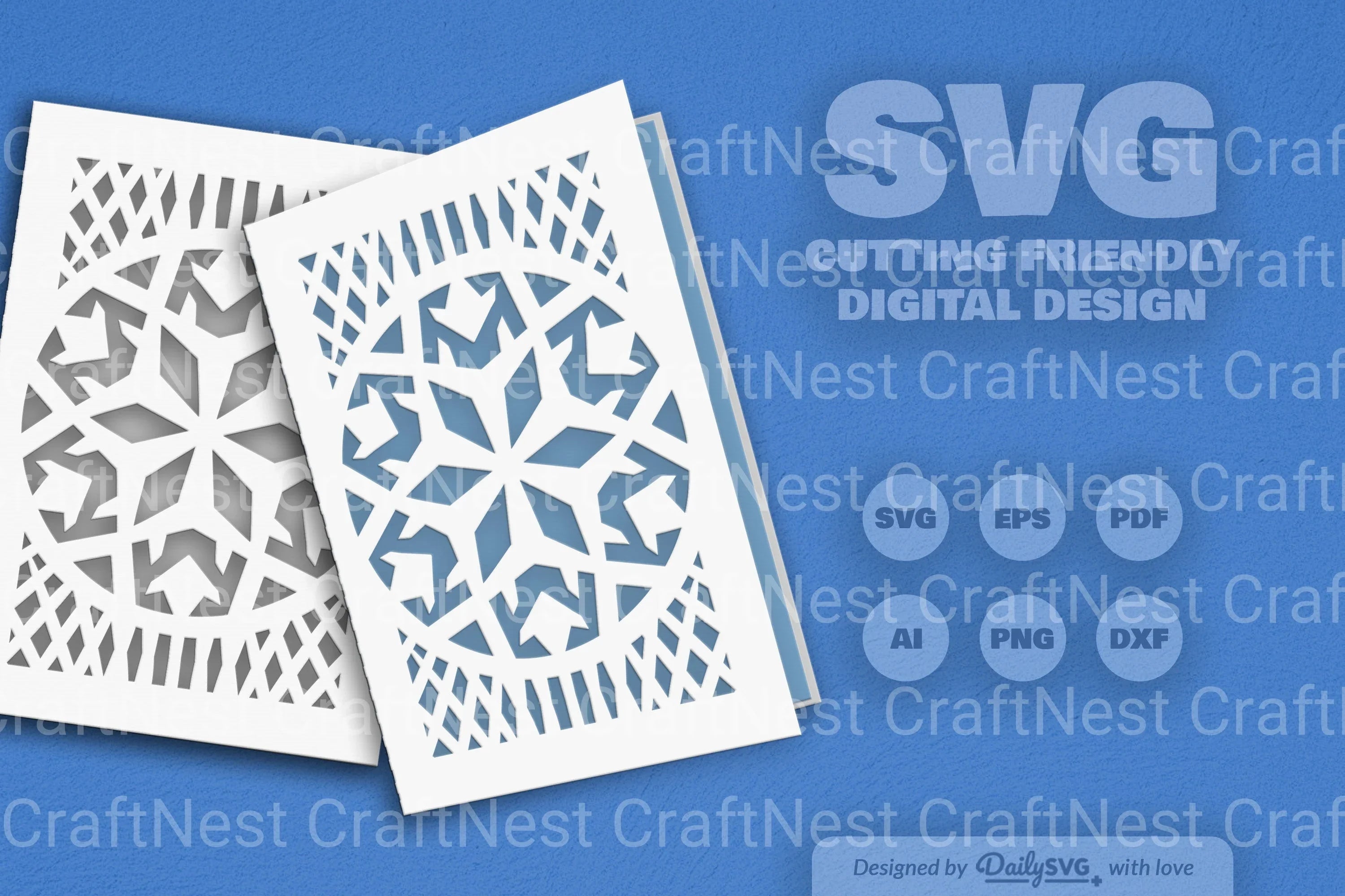 Snowflake SVG Bundle for Winter Decor