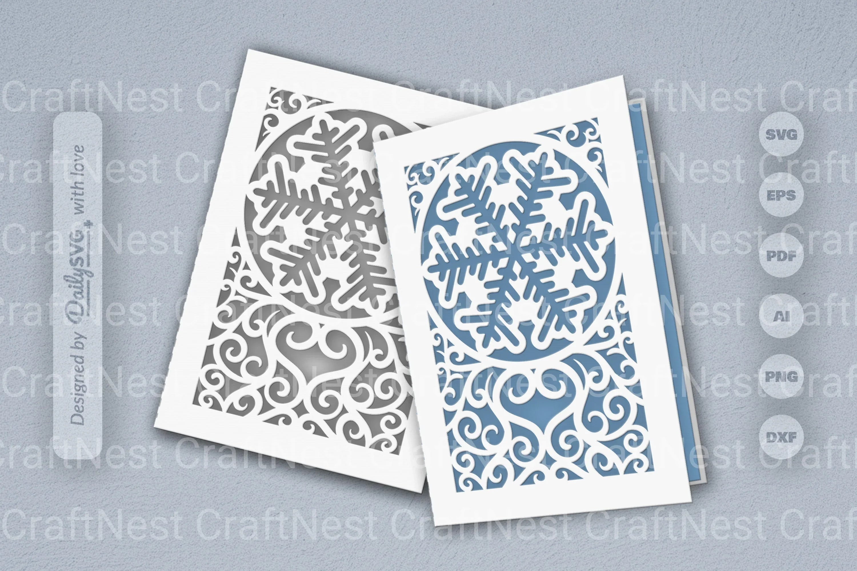 Snowflake SVG Bundle for Winter Decor