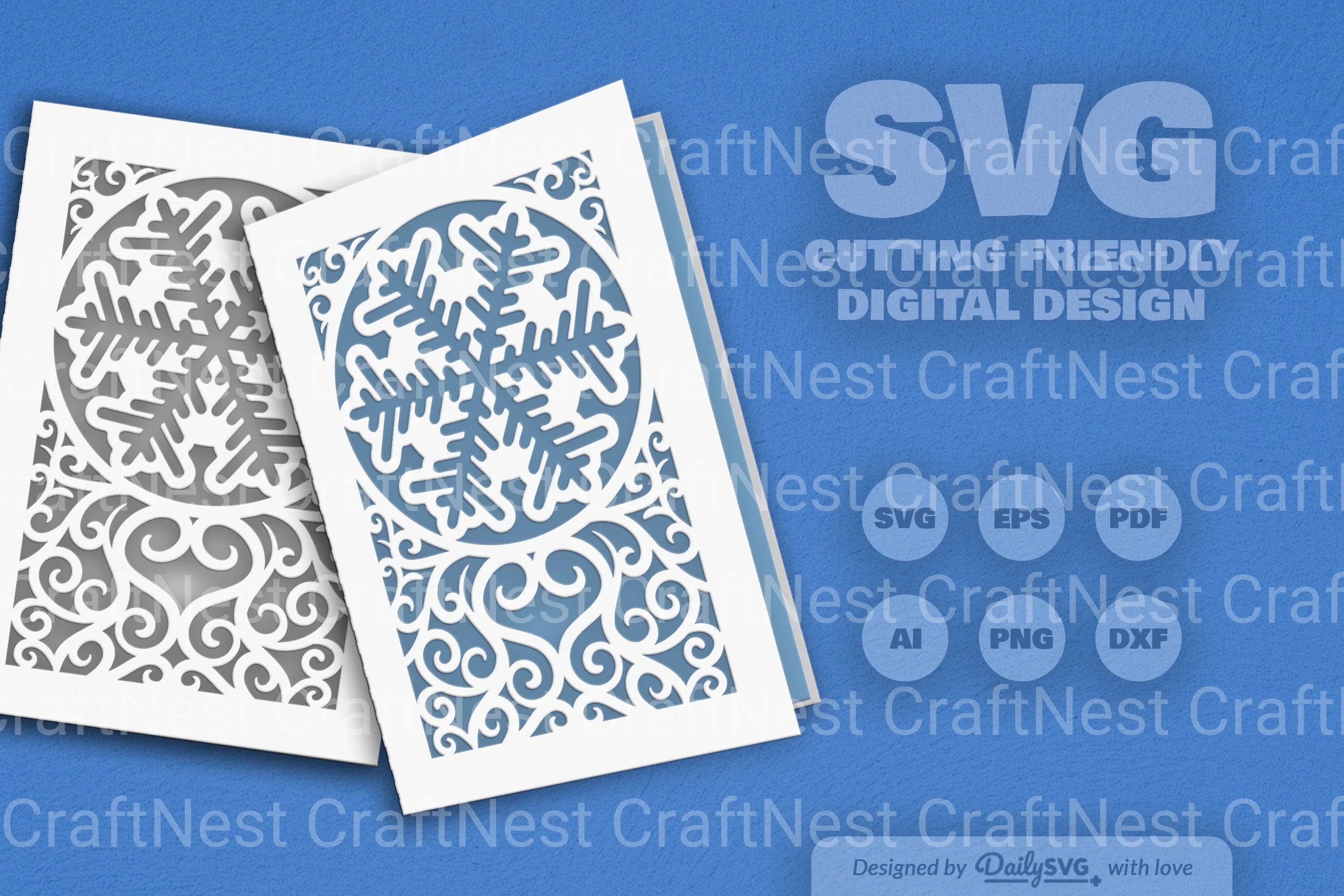 Snowflake SVG Bundle for Winter Decor