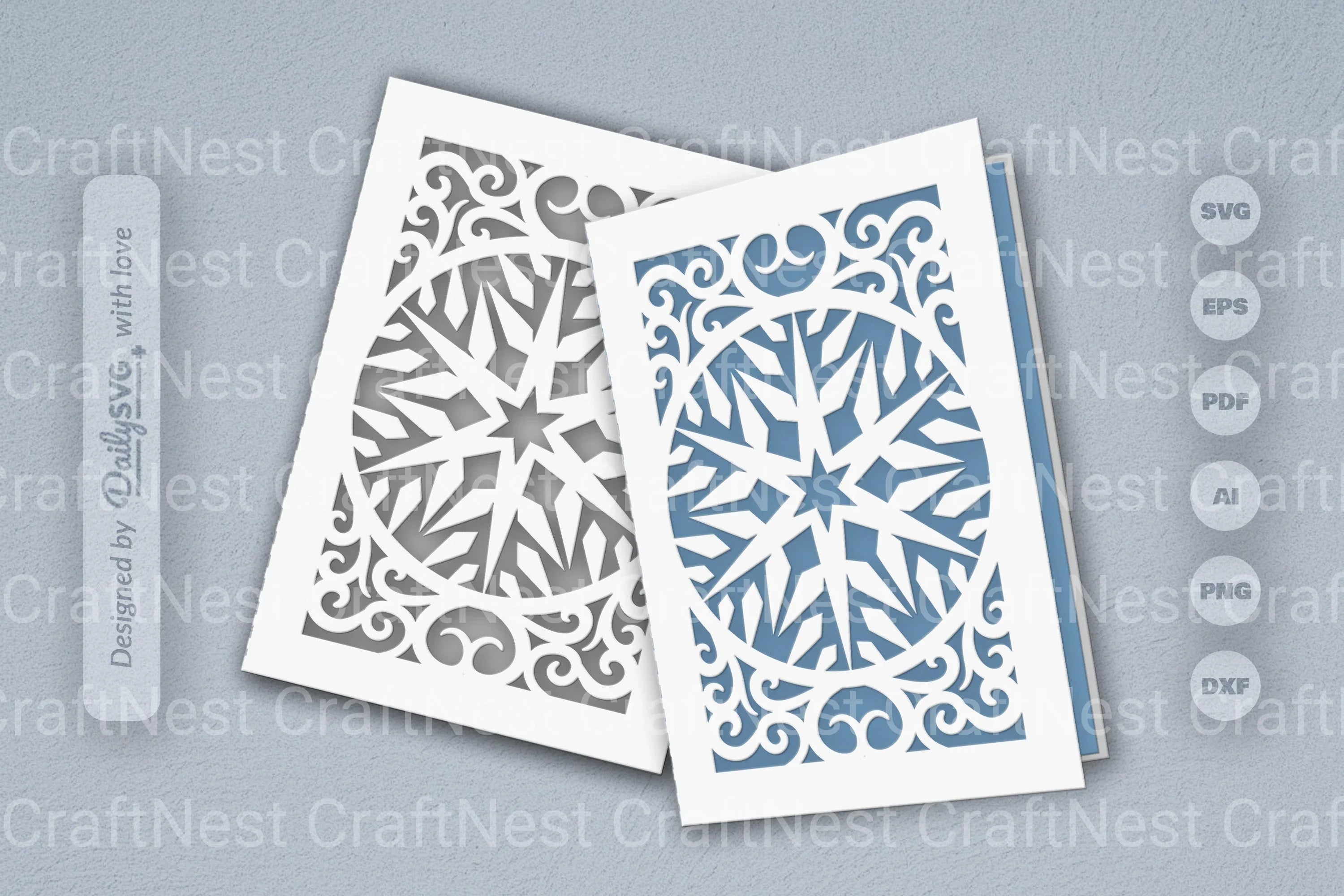 Snowflake SVG Bundle for Winter Decor