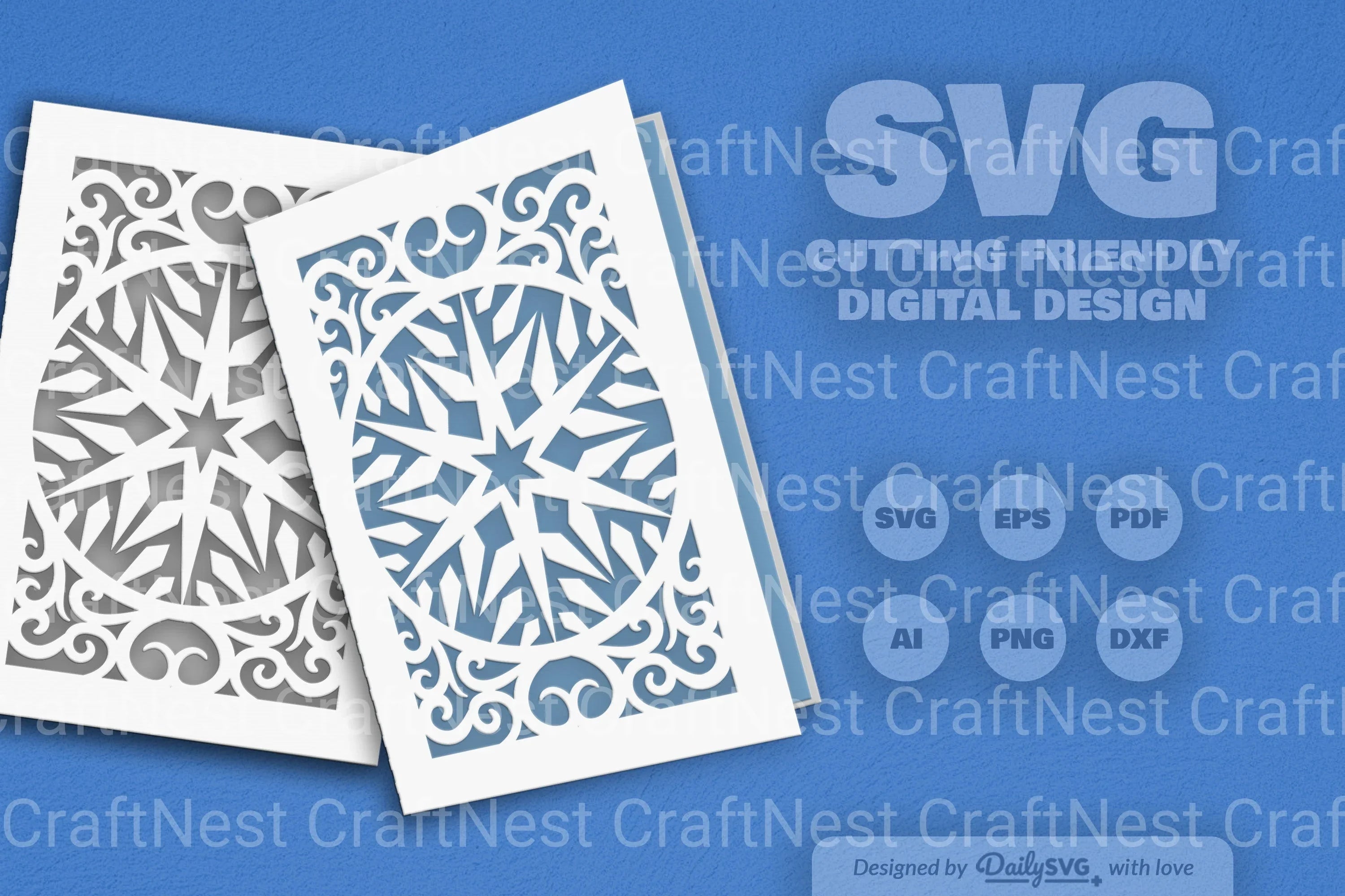 Snowflake SVG Bundle for Winter Decor