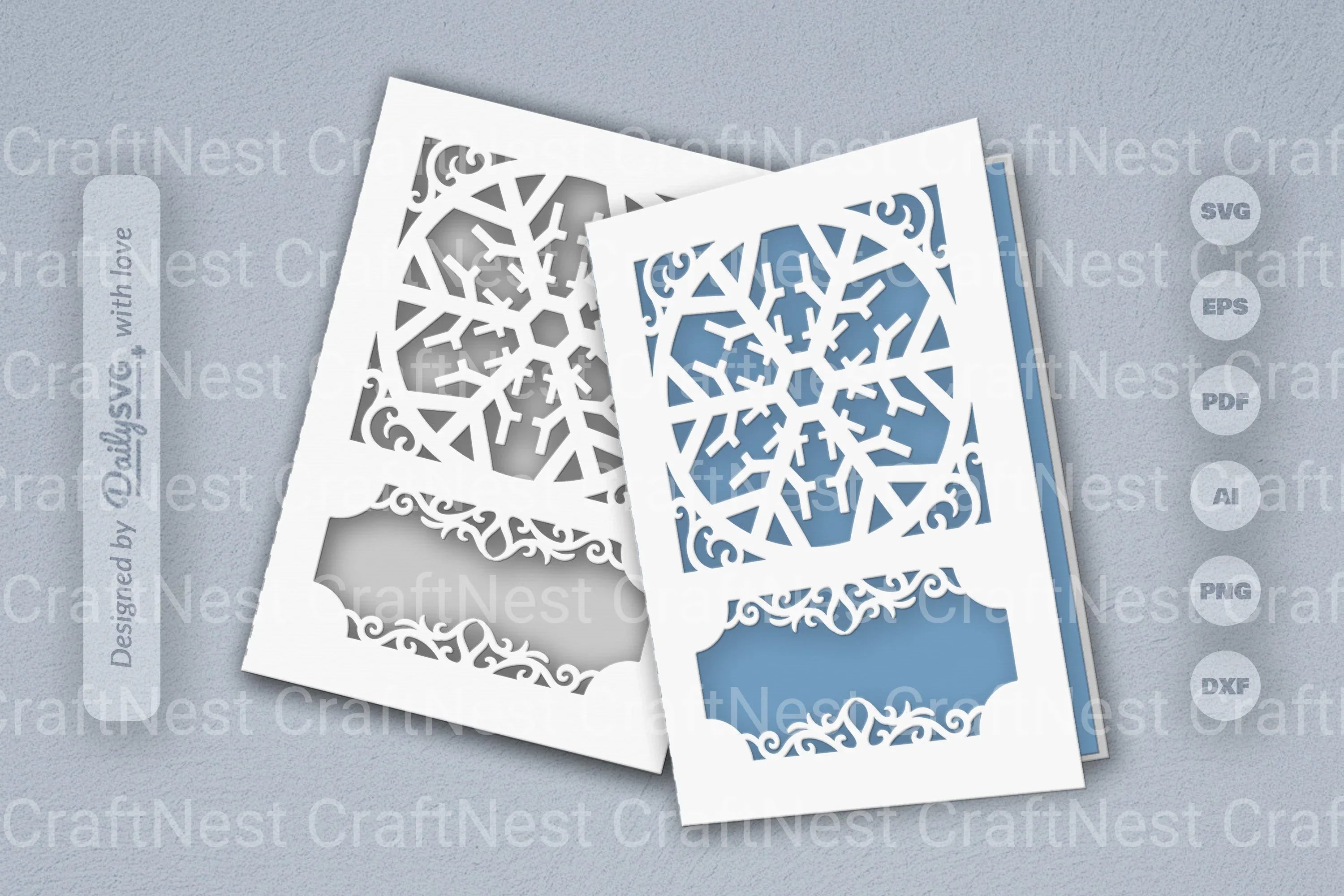 Snowflake SVG Bundle for Winter Decor