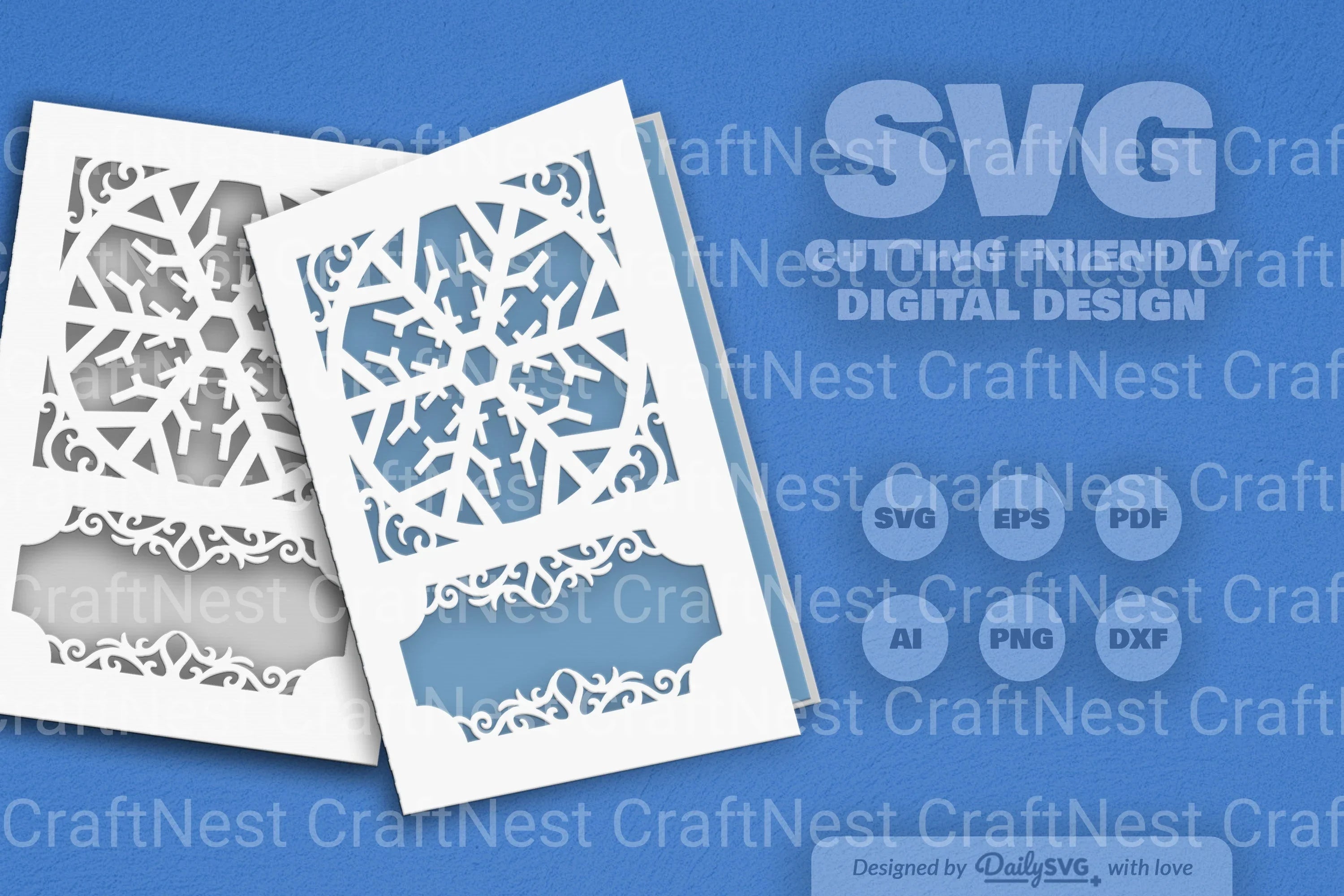 Snowflake SVG Bundle for Winter Decor