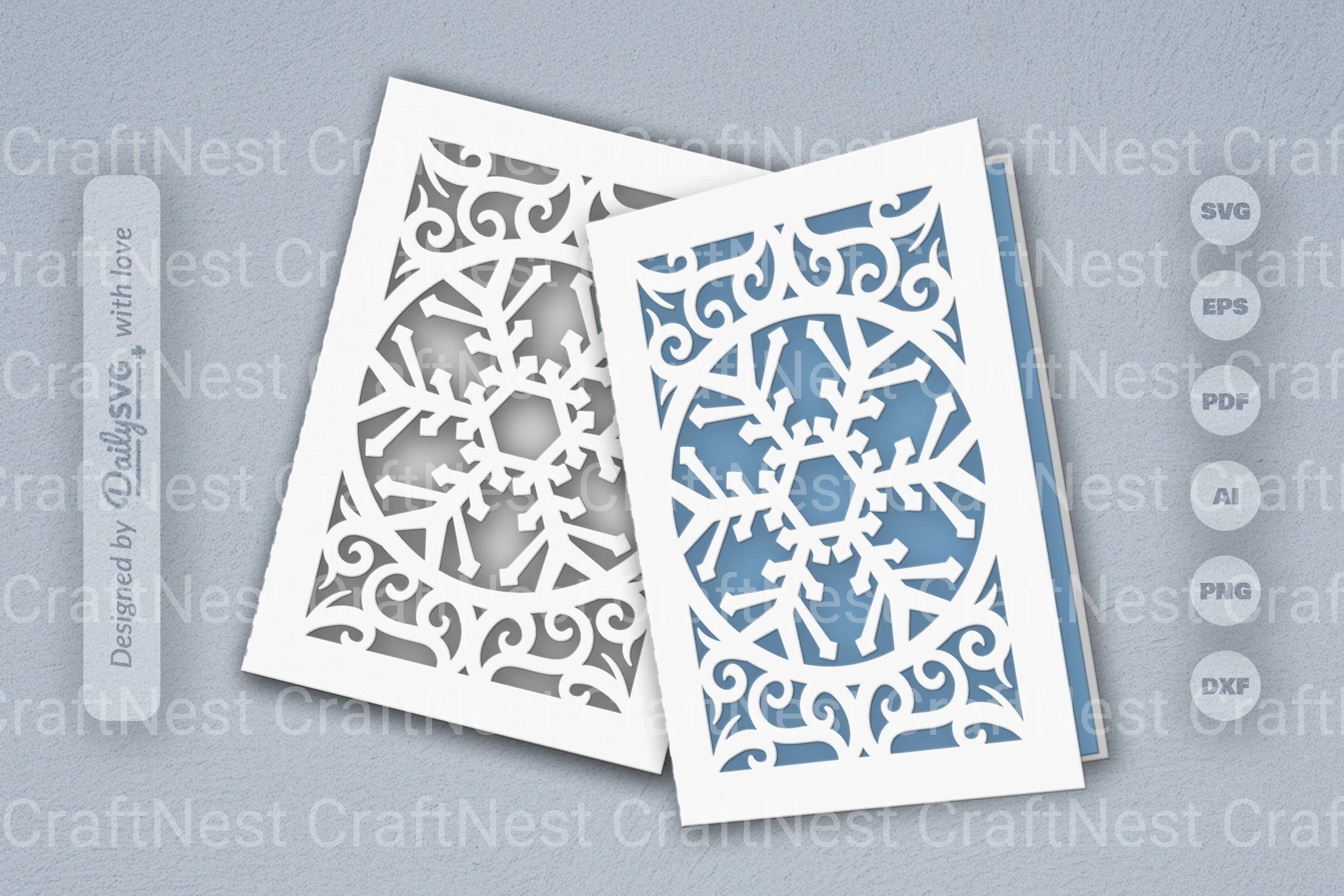 Snowflake SVG Bundle for Winter Decor