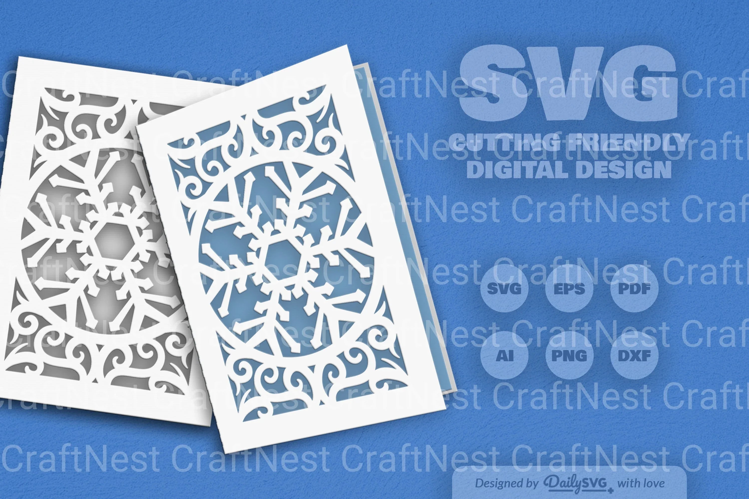 Snowflake SVG Bundle for Winter Decor
