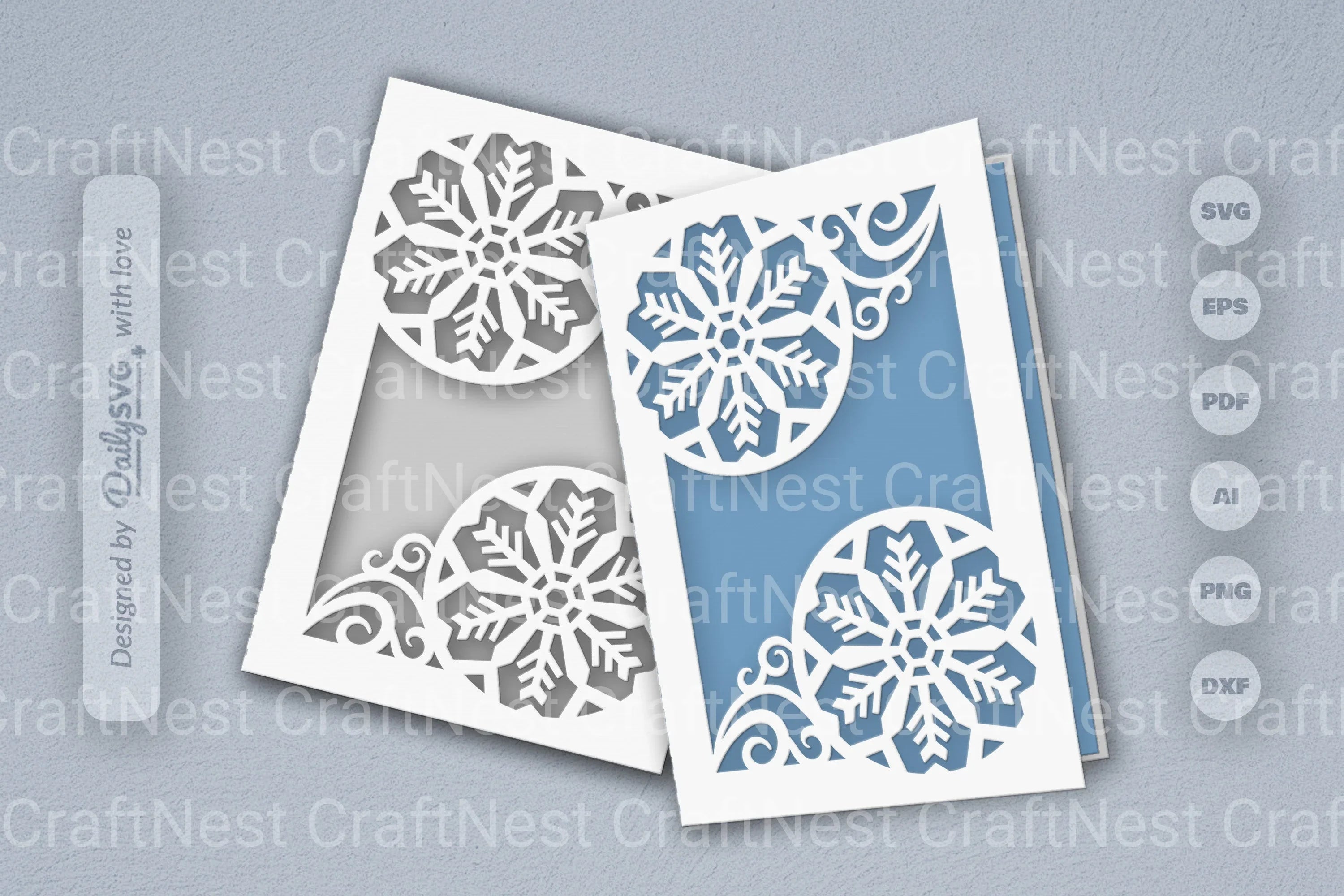 Snowflake SVG Bundle for Winter Decor