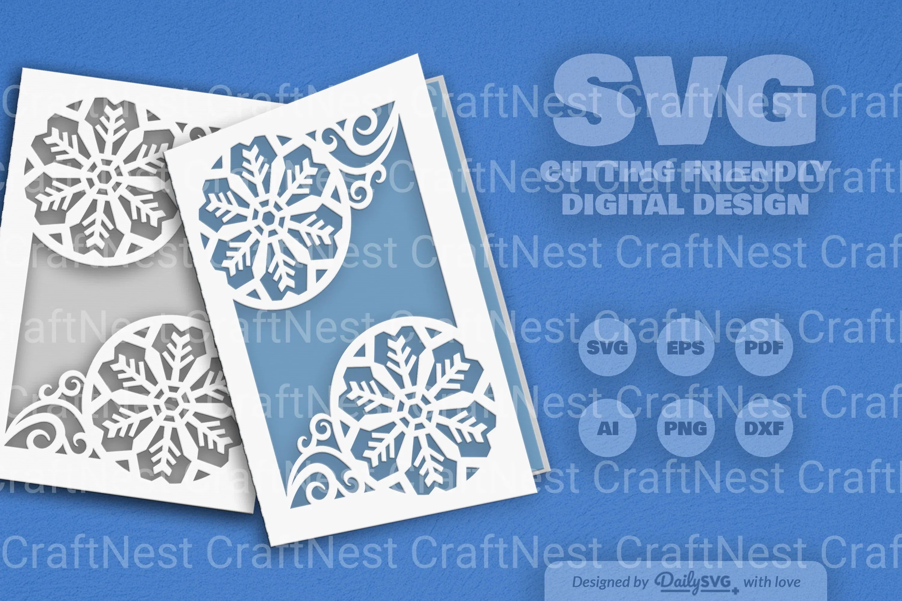 Snowflake SVG Bundle for Winter Decor