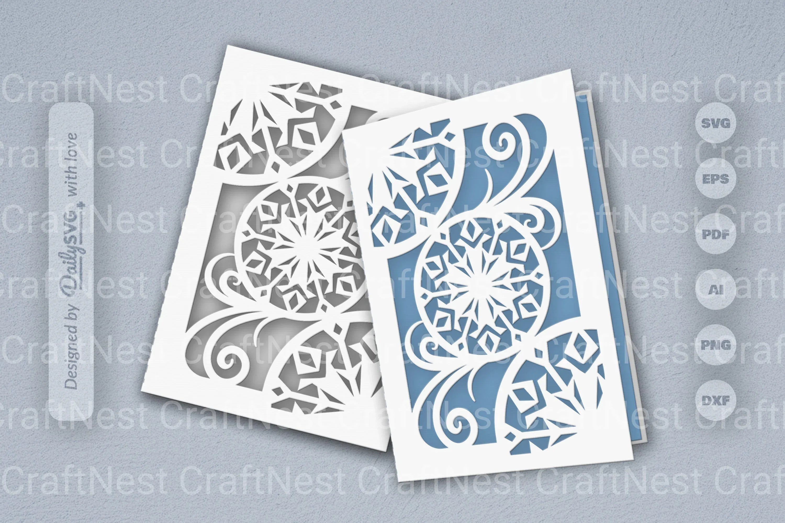 Snowflake SVG Bundle for Winter Decor
