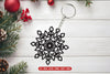 Snowflake Keychain Lasercut SVG Bundle