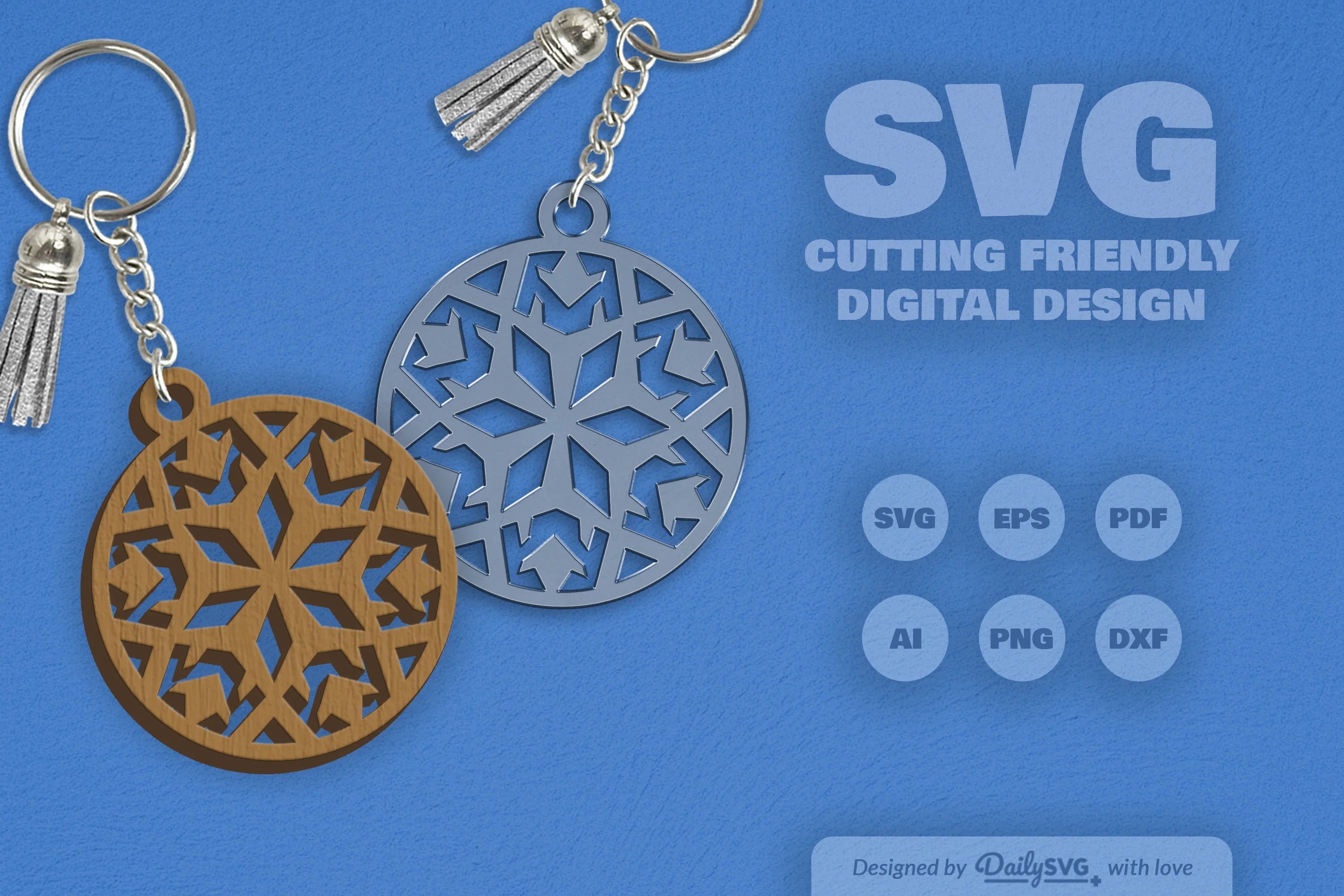 Snowflake SVG Bundle for Crafting 8 - CraftNest - Digital Crafting and Art