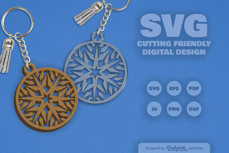 SVG Snowflake SVG Bundle Collection - CraftNest - Digital Crafting and Art