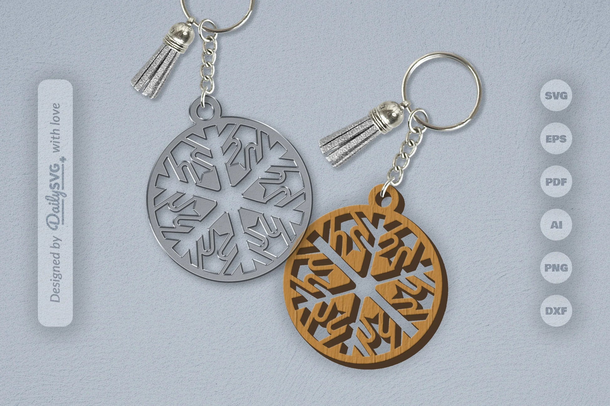 SVG Snowflake SVG Bundle for Crafting - CraftNest - Digital Crafting and Art