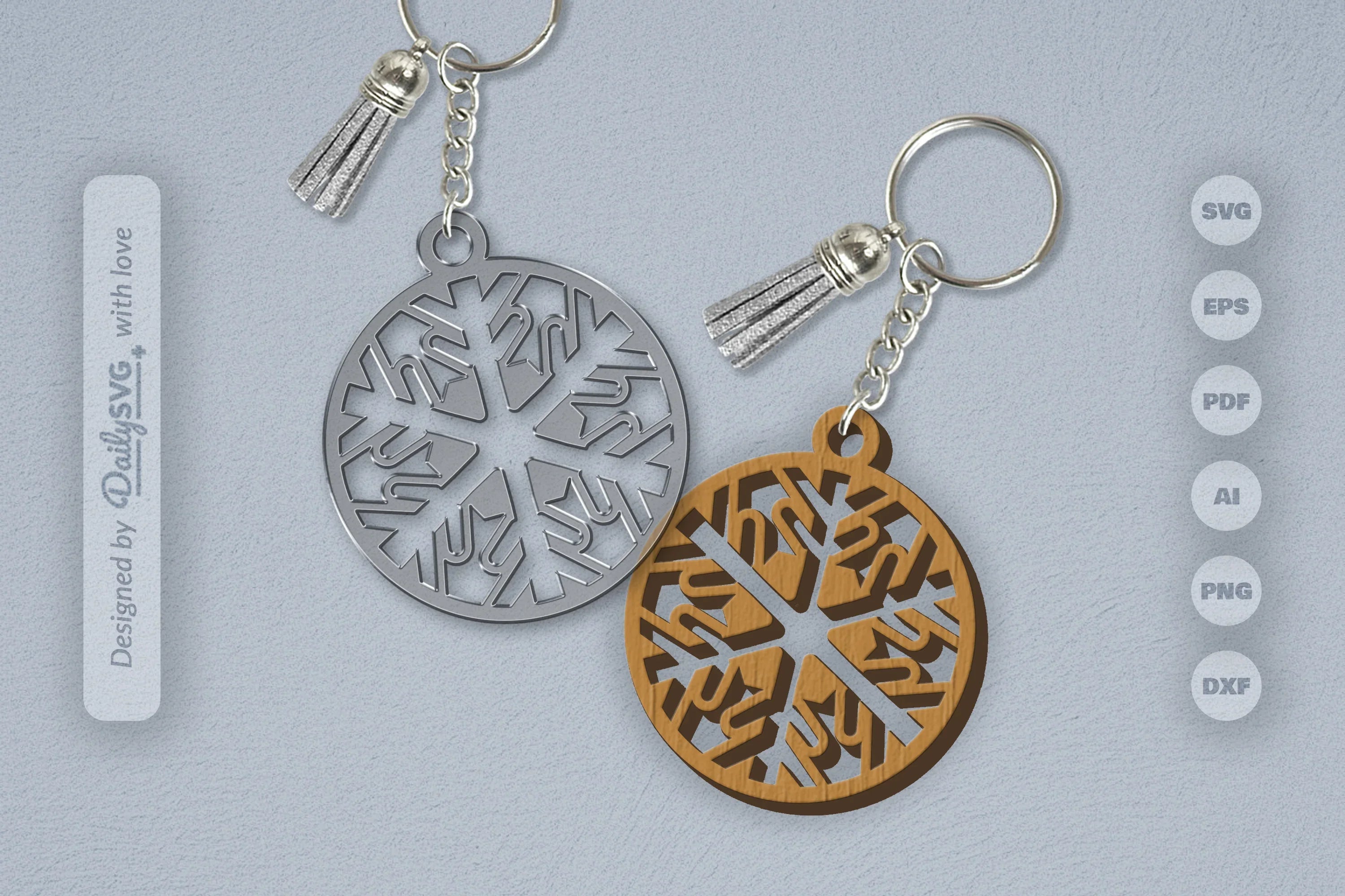 SVG Snowflake SVG Bundle for Crafting - CraftNest - Digital Crafting and Art