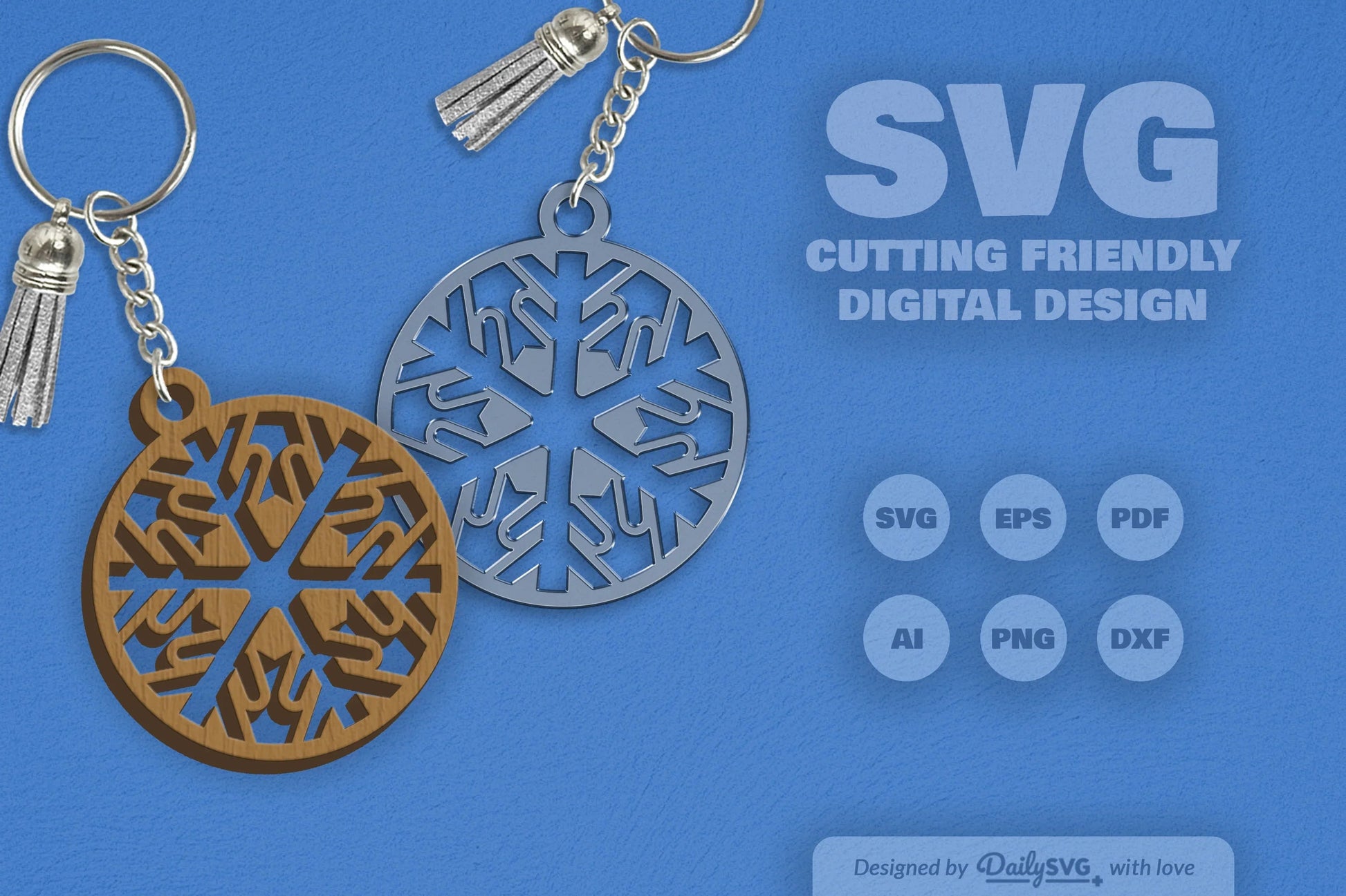 SVG Snowflake SVG Bundle for Crafting - CraftNest - Digital Crafting and Art