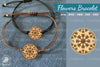 Snowflake Laser Cut Bracelet SVG Bundle