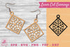 Snowflake Laser Cut Earrings SVG Bundle