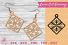 Snowflake Laser Cut Earrings SVG Bundle