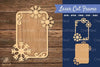 Snowflake Laser Cut Frame SVG Bundle