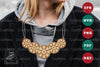 Snowflake Laser Cut Necklace SVG Bundle