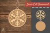 Snowflake Laser Cut Ornament SVG Bundle