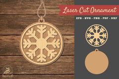 Snowflake Laser Cut Ornament SVG Bundle - CraftNest - Digital Crafting and Art