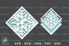 Snowflake Layered Papercut SVG Bundle