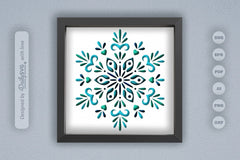 Snowflake Mandala Papercut SVG Bundle - CraftNest - Digital Crafting and Art