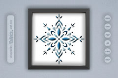 Snowflake Mandala Winter Papercut SVG Bundle - CraftNest - Digital Crafting and Art