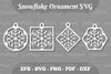 Snowflake Ornament Clipart Bundle
