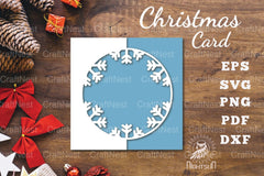 Snowflake Papercut Card SVG Bundle - CraftNest - Digital Crafting and Art