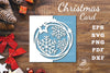 Snowflake Papercut Card SVG Design Bundle