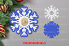 Snowflake Tealight Holder Laser Cut SVG Bundle
