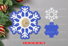 Snowflake Tealight Holder Laser Cut SVG Bundle