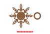 Snowflake Tealight Holder Laser Cut Design Bundle
