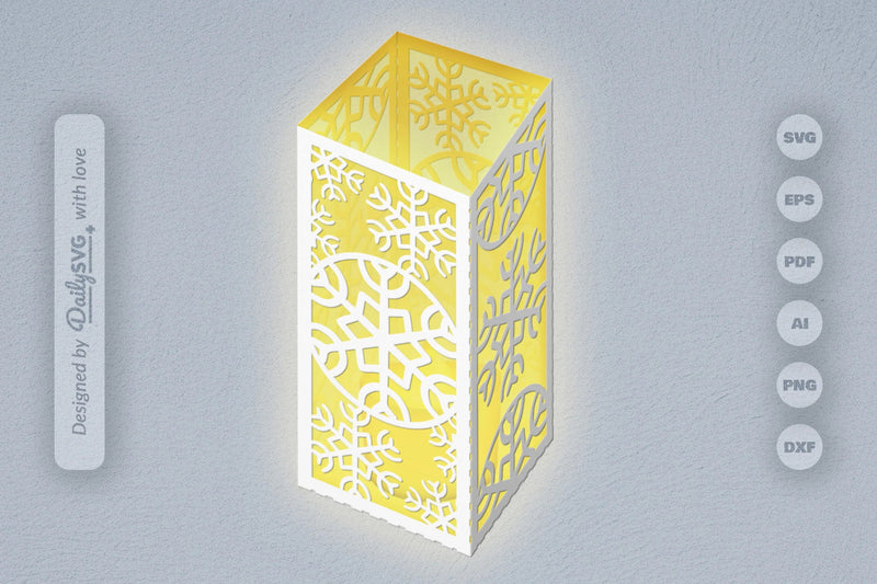 Snowflakes Papercut SVG Bundle for Crafting - CraftNest - Digital Crafting and Art