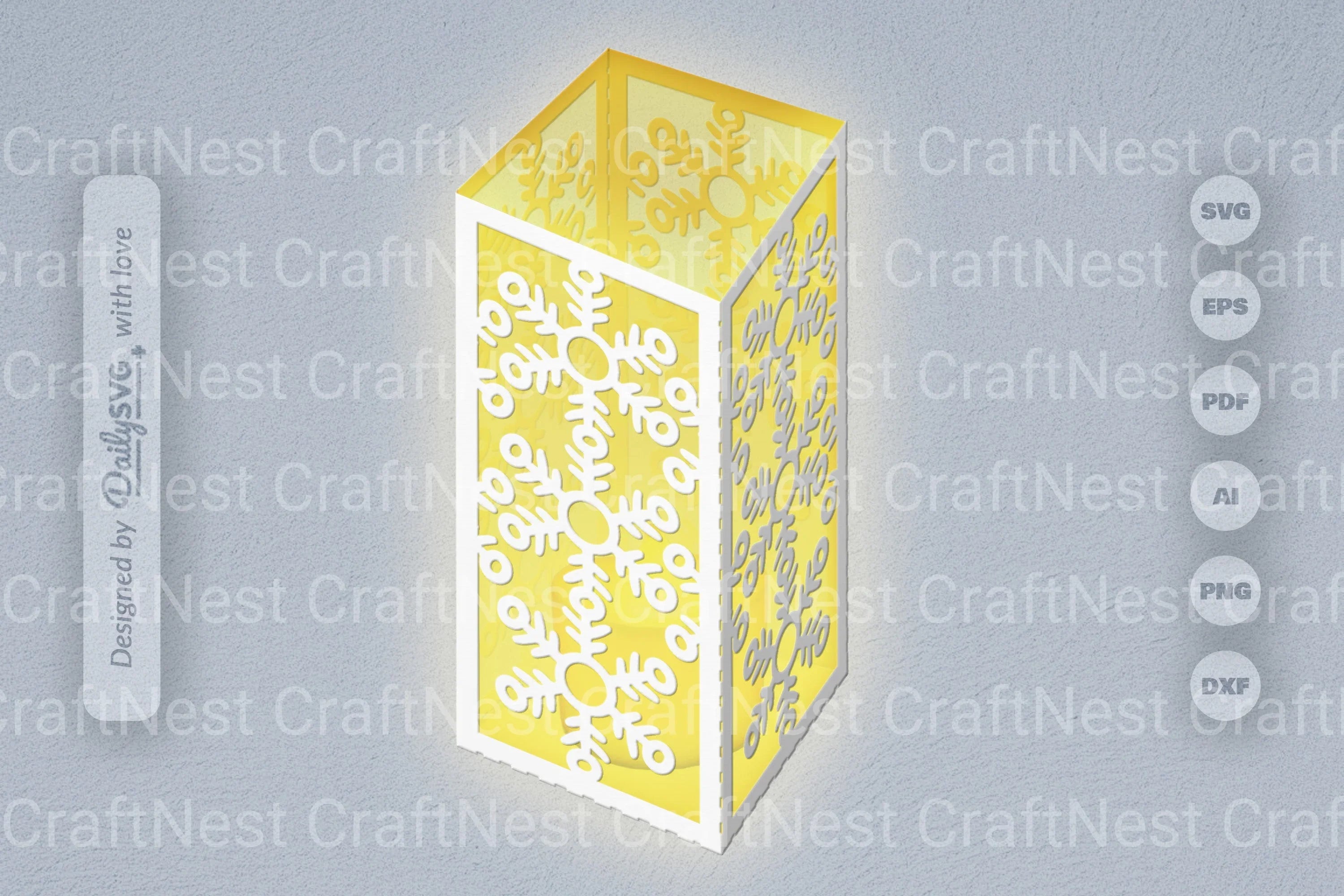 Snowflakes Papercut SVG Bundle