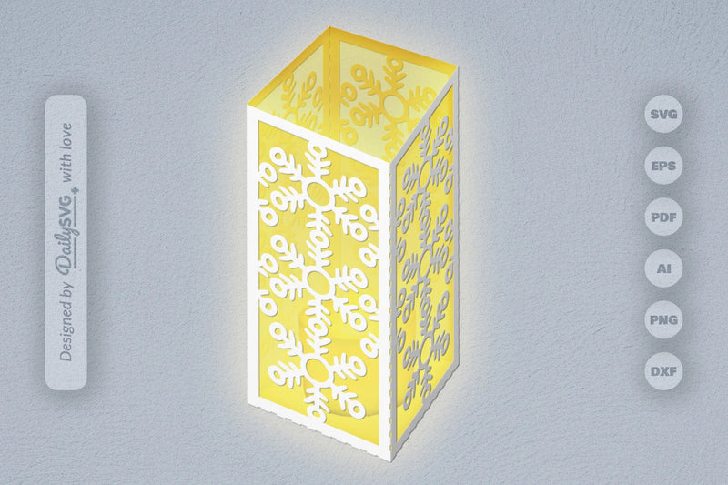 Snowflakes Papercut SVG Bundle 8 - CraftNest - Digital Crafting and Art
