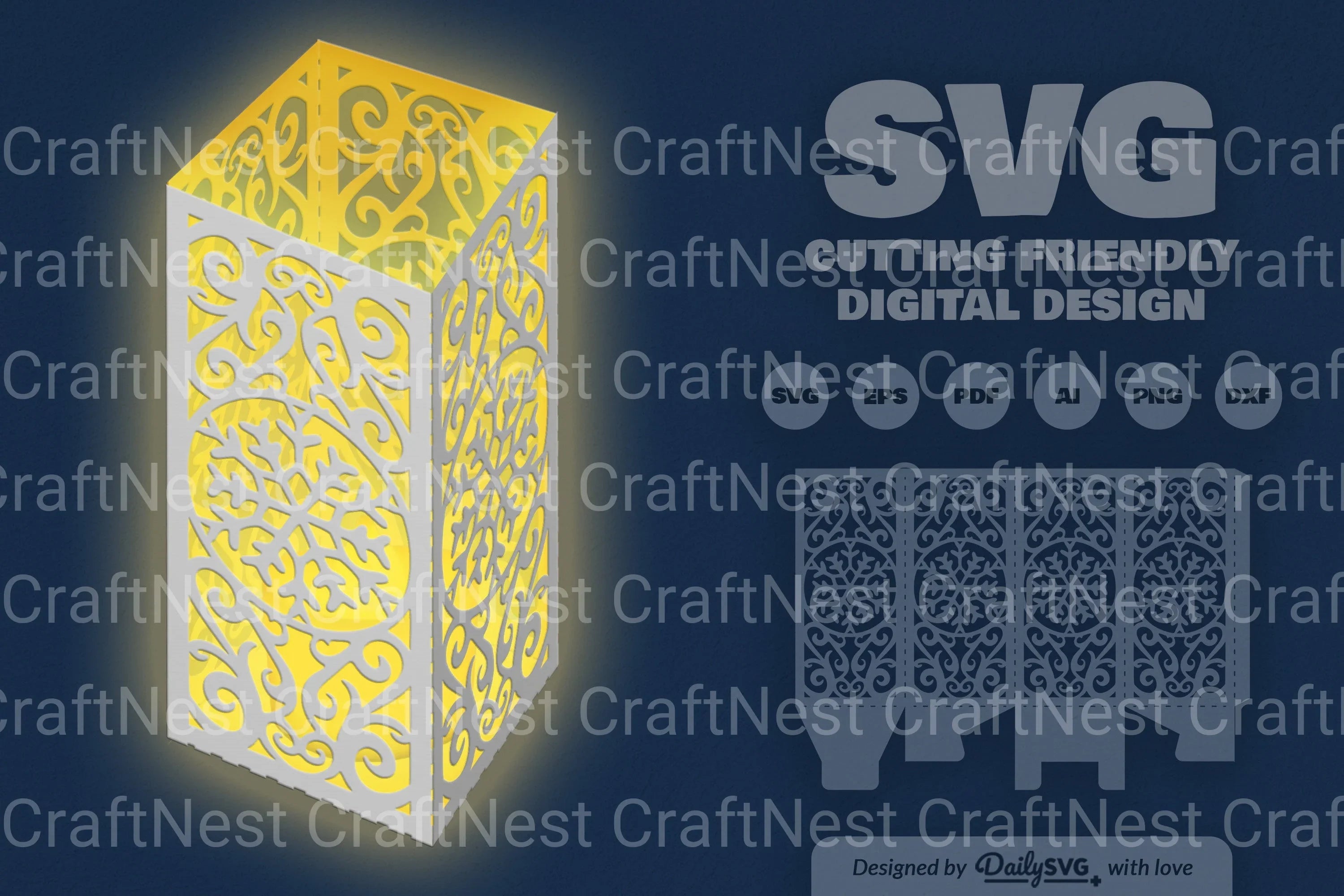 Snowflakes Papercut SVG Bundle
