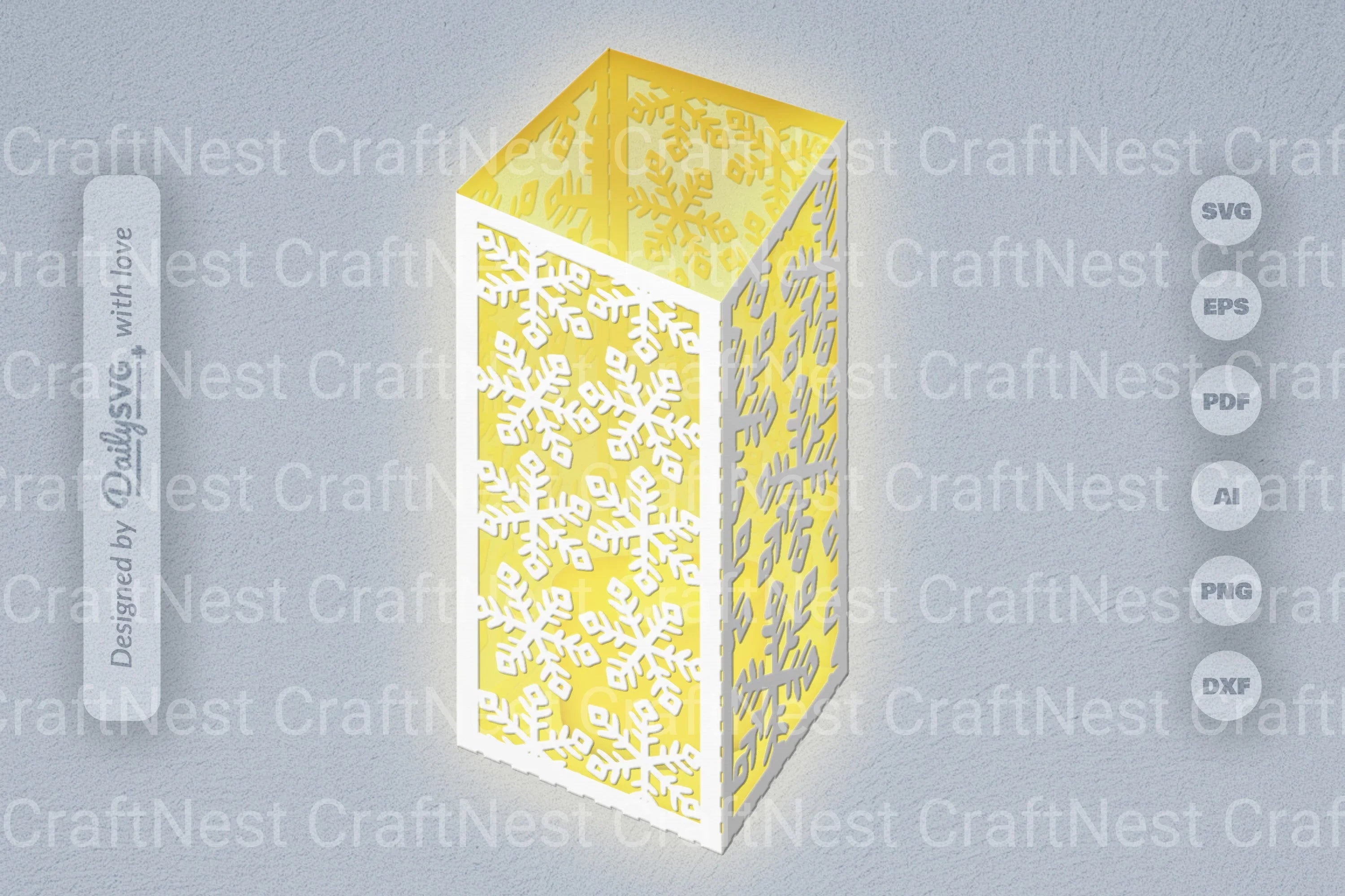 Snowflakes Papercut SVG Bundle