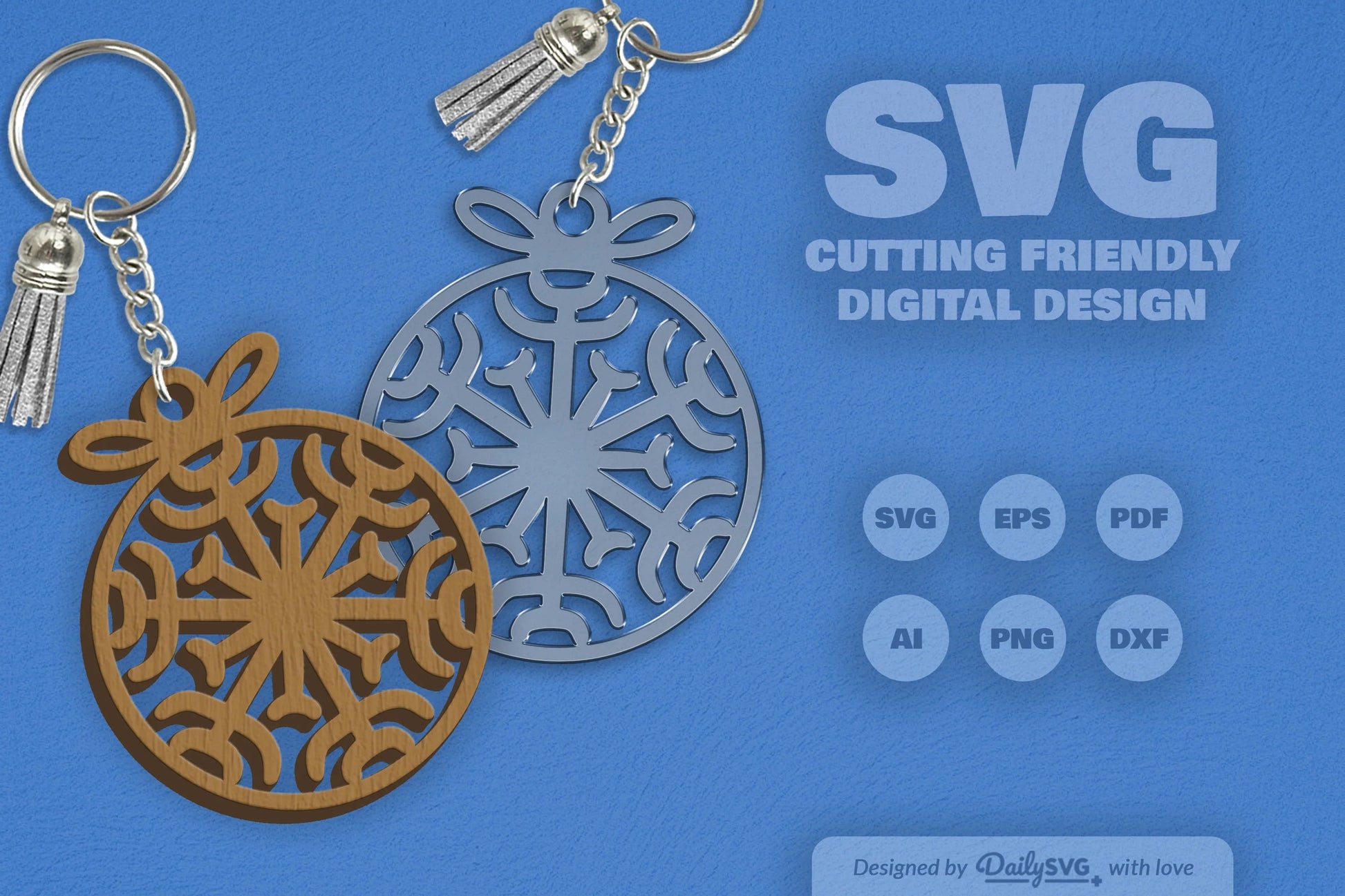Daily Snowflake Bauble Clipart Collection - CraftNest - Digital Crafting and Art