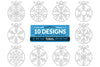 Daily Snowflake Bauble Clipart Collection