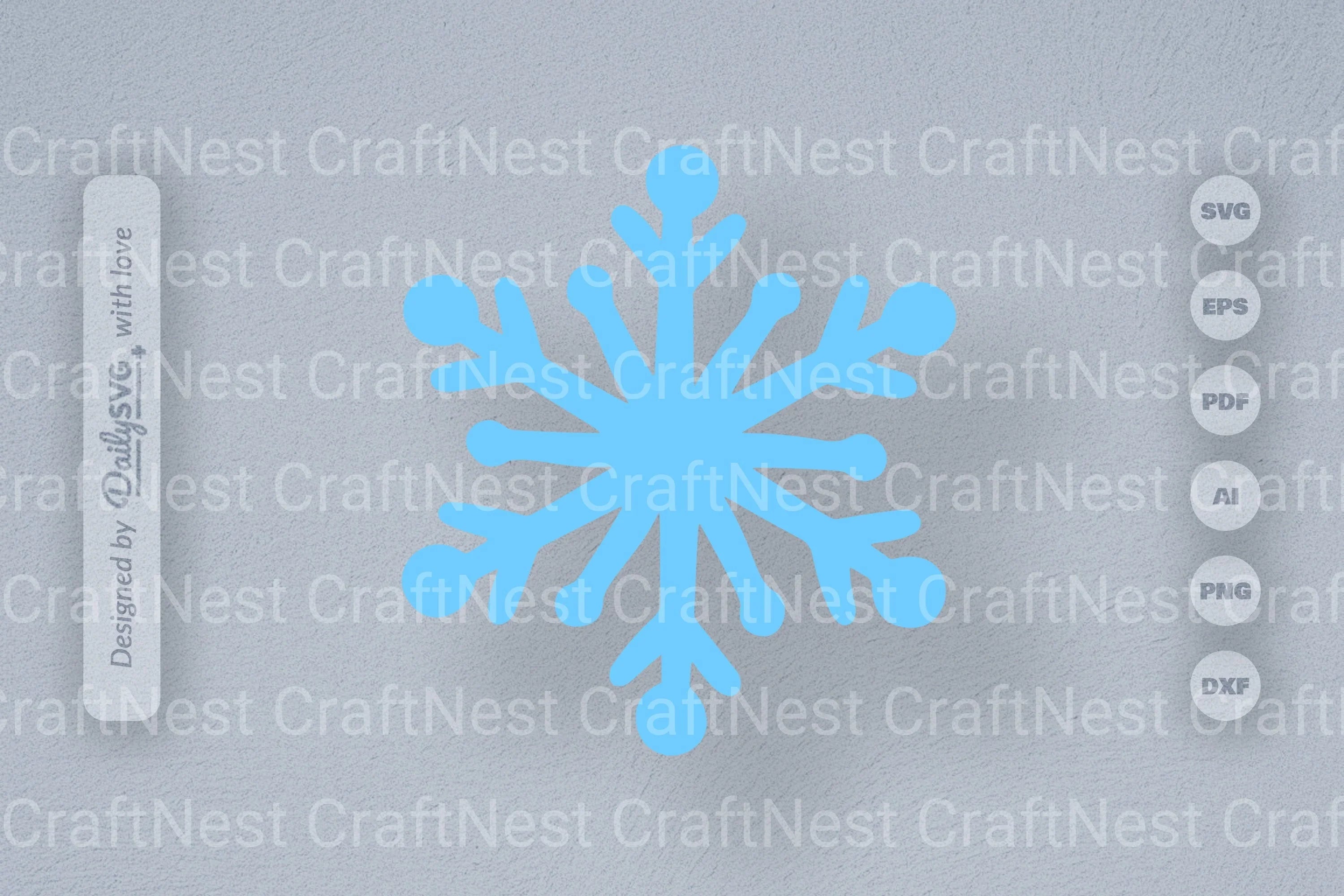 Snowflakes SVG Bundle for Winter Crafts