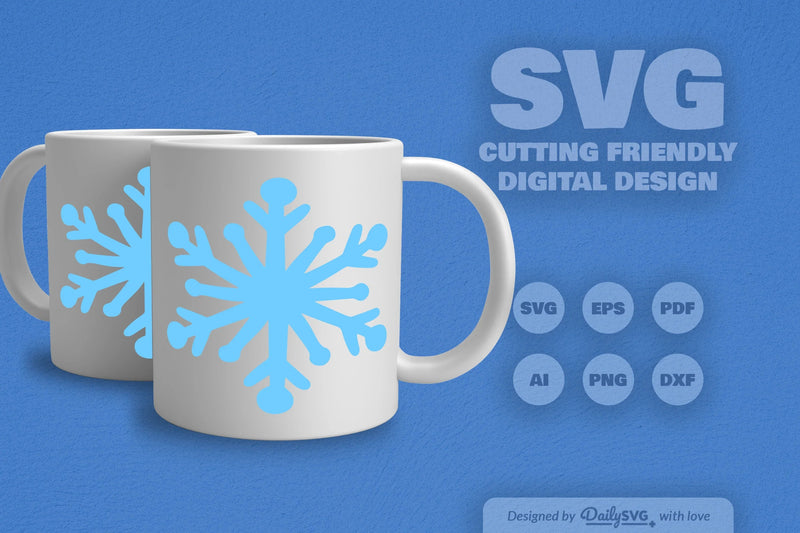 Snowflakes SVG Bundle for Winter Crafts 4 - CraftNest - Digital Crafting and Art