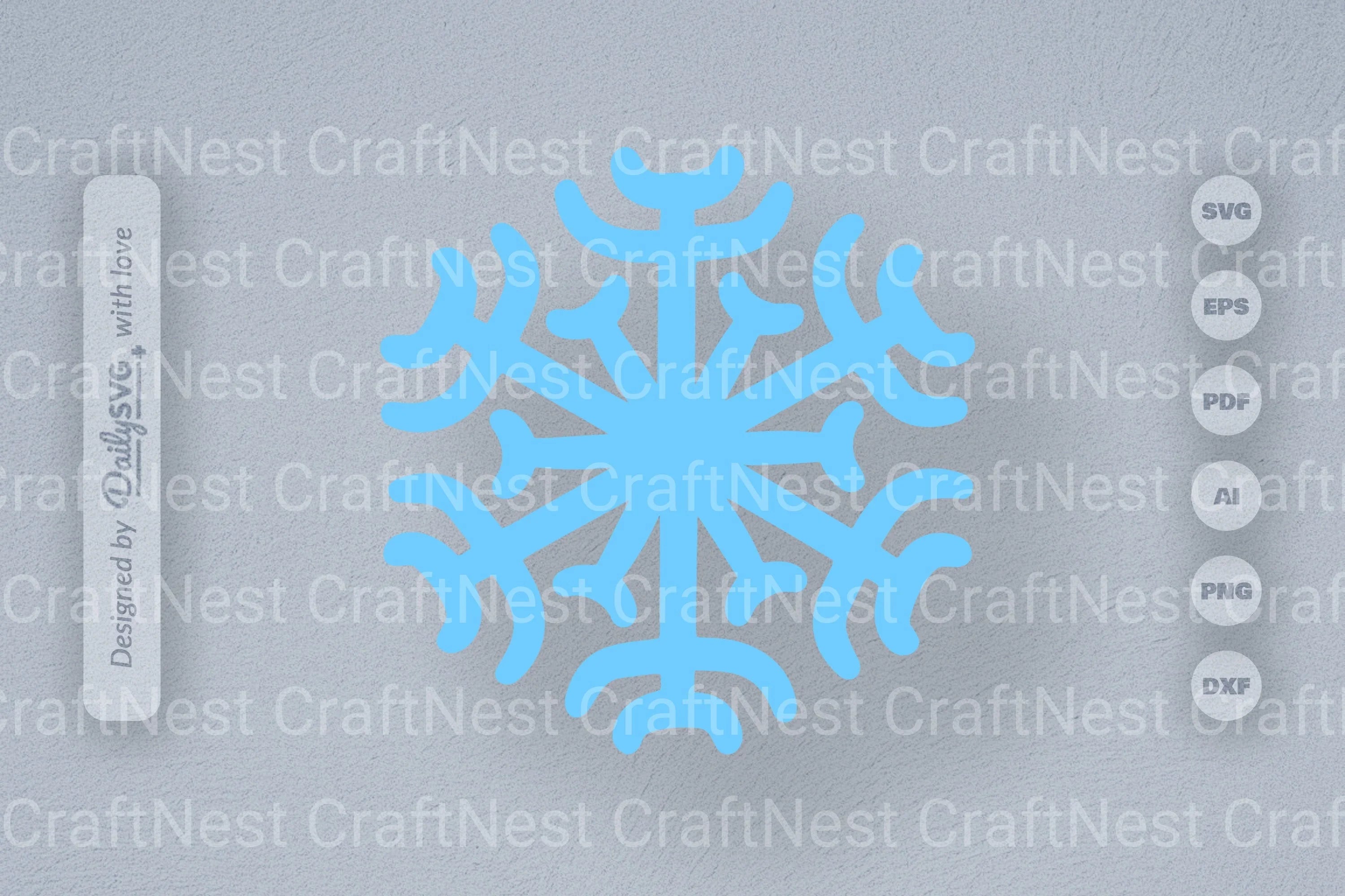 Snowflakes SVG Bundle for Winter Crafts