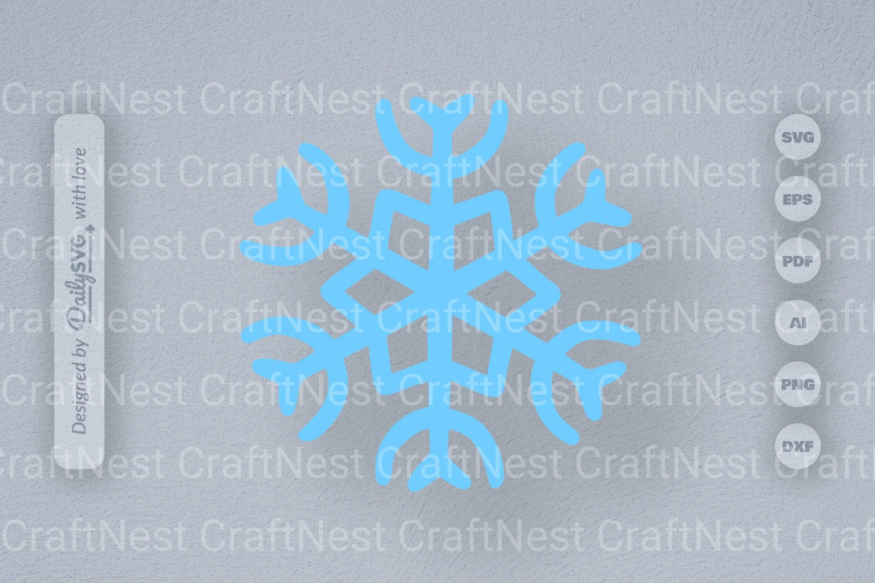 Snowflakes SVG Bundle for Winter Decor