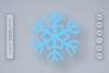Snowflakes SVG Bundle for Winter Decor